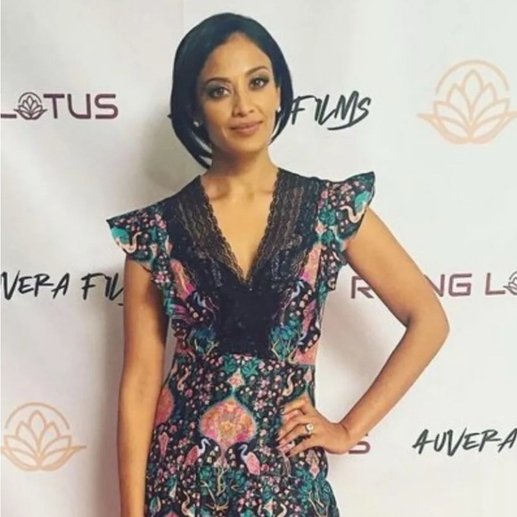 Sandro Iveane Floral Mini Dress Size 36/4 - Picture 11 of 11